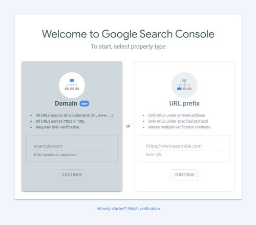 Google Search console